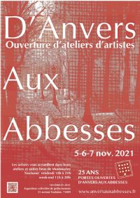 Les artistes plasticiens d'Anvers aux Abbesses ouvrent leurs portes. Du 5 au 7 novembre 2021 à Paris09. Paris.  18H00